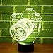 Produktbild KAIYED Dekorative Tischlampe Kamera Mit 7 Farben Licht Für Heimtextilien Lampe Erstaunliche Visualisierung Optical Illusion Awesome