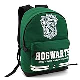 Medidas: 42 x 30 x 20 cm Karactermania Freetime HS 33622 - Mochila, modelo Harry Potter Slytherin, color verde