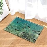 A SSHXWL Antideslizante Fácil de Limpiar Resistente al Calor Antifouling Alfombra de Comida Occidental de algodón de Moda de Dibujos Animados 2