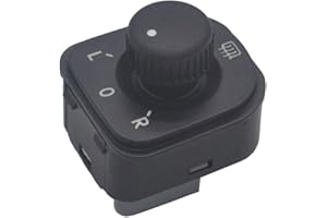 ZEALfix Elektrischer Einstellknopf Seitenspiegel Steuerschalter 1K0959565H Golf 5 Jetta MK5 Pessat SHARAN TIGUAN 1K0959565K 1K0959565F