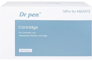 10 stycken 16 stift mikroneedling Cartridges, utvecklade för mikronålspenna dr pen Ultima M8, används för aknenärr, djupa ärr och graviditetsremsor