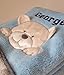 Personalised Deluxe Teddy Baby Blanket. Luxurious wrap. Great Baby Gift.