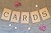 Price comparison product image Rustic 'cards' bunting sign for wedding