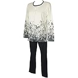 RAGNO Pigiama Donna Aperto Davanti Manica Lunga Pantalone Lungo Invernale Interlock Articolo DA53N6