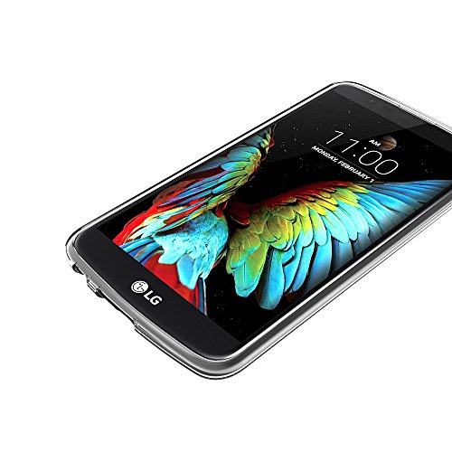 AICEK Funda LG K10  LG K10 Funda Transparente Gel Silicona LG K10 Premium Carcasa para LG K10