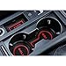Produktbild LFOTPP Golf 7 Facelift R GTD GTI GTE Golf Variant Styling Innentür Gummi Matte Becherhalter Slot Pad Rubber Mats Rot