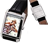 Personifizierte Frauen/Männer-Quadrat-Quarz-Uhr, Frauen-Rechteck-Uhr, Frauen-Quarz-Armbanduhr, Art und Weise beiläufige wasserdichte Foto-Uhr für Frauen