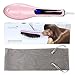 Hair Straightener Straightening Brush from AsaVea electric Compact Faster Heating Detangling Ceramic Styling Tool Easy to Use and Carry Hairstyling Done Anywhere,Saves Money and Time,Will Not Burn or Scald,Rotating Anti-Kink Cord,High End LCD Temperature Display,Professional Grade Anti-Static Ceramic Heating Plates with a Complimentary Travel Bag,Always Have Great Hair No Matter Where You Go! (Pink)