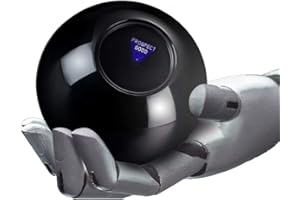 Yassk Magic Eight Ball, Mystic 8 Ball Retro Edition Fortune Telling Ball with Floating Answers, Novelty Toy Funny Gift