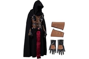 Fuman Darth Revan Costume Film Cosplay Black Uniform Set for Halloween Carnival Party