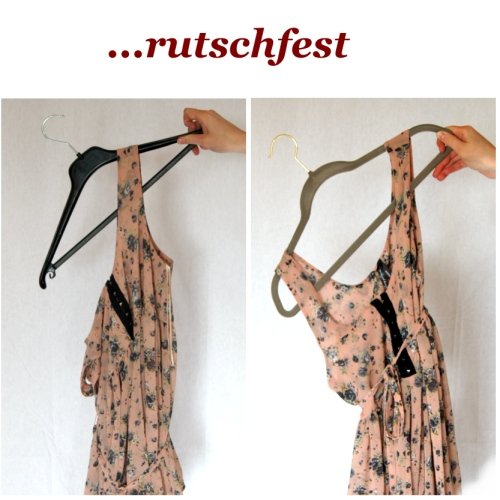 Smart-Hangers -50 Bügel- Grau / magic raumspar rutschfeste Kleiderbügel - 4