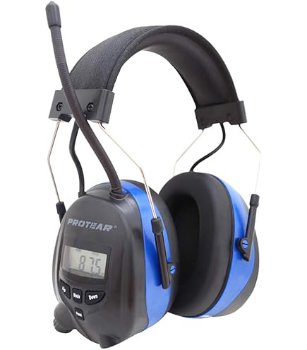 Geluidswerende koptelefoon met FM-radio