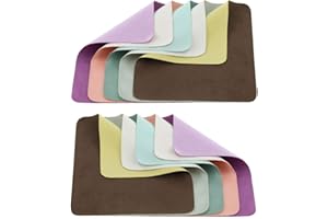 YUIP Panni per pulire in Microfibra, Ideale per La Pulizia di Obiettivi per Fotocamere, Occhiali, Schermi del Telefono, Occhiali, Tablet, DVD e Superfici Sensibili (tessuto da 10 confezioni)