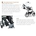 Bergsteiger Capri Combination Pram 3-in-1 System; car seat; swivel wheels (10-piece mega set; 8 colours)
