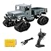 Produktbild Bescita Militär RC Truck Armee 1:16 4WD Verfolgt Räder Crawler Kettenrad Off-Road Auto RTR Spielzeug NEUZ (Armeegrün)