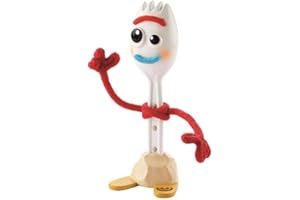 MATTEL Disney Pixar Toy Story 4 Figurine parlante Fourchette, phrases et sons, pour rejouer les scènes du nouveau film, version française, jouet pour enfant, GGV89