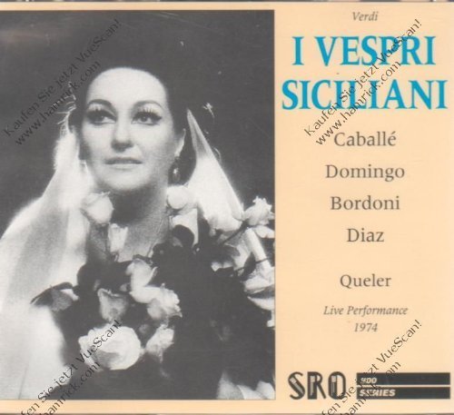 Preisvergleich Produktbild Verdi: I Vespri Siciliani (Barcelona 1974) by Verdi