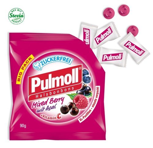 Preisvergleich Produktbild Pulmoll Halsbonbons Mixed Berry zuckerfrei Menge