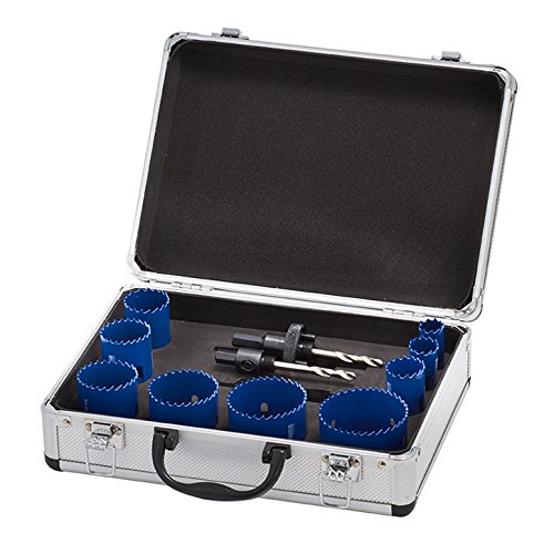 Thürmer Tools 19-64 MM + 2 ADAPTER LOCHSÄGE SATZ HSS-BI METALL CO8% 11 Stück.