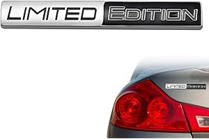 WUSJCOF Emblema del distintivo della decalcomania dell'autoadesivo del bagagliaio di un'auto in alluminio per la decorazione di tuning dell'auto dell'autoadesivo del motociclo