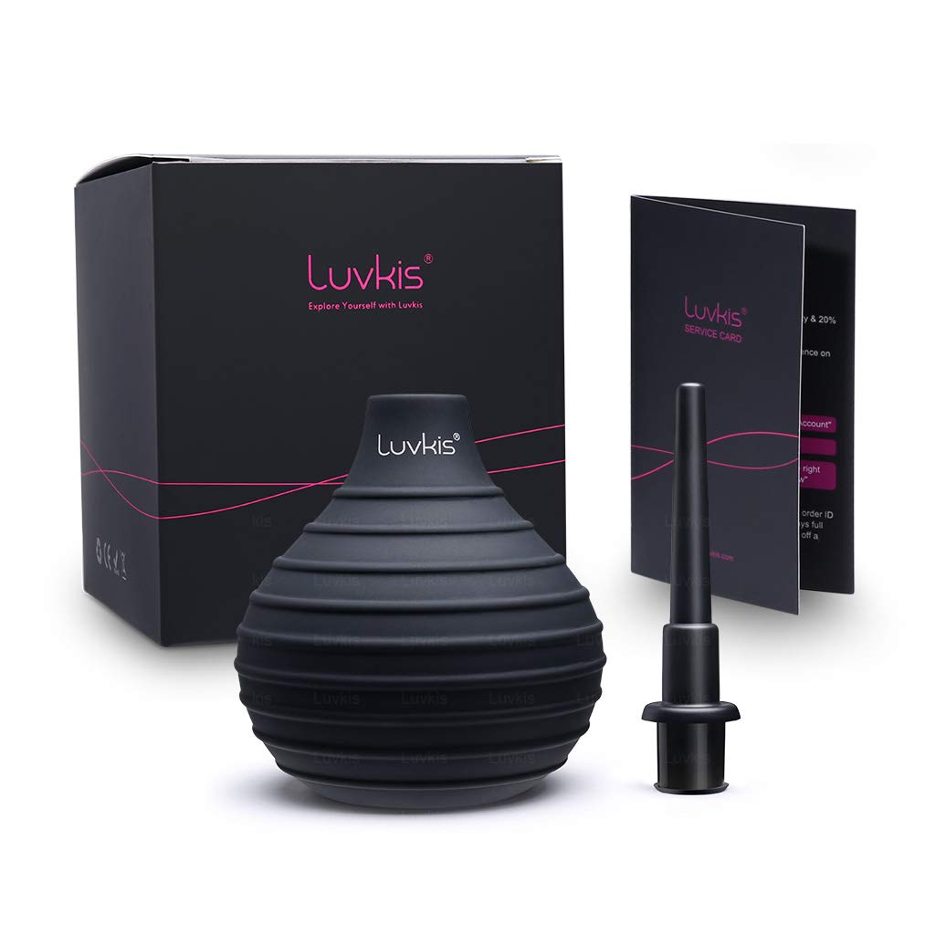 Luvkis-250ml-Silicone-Anal-enema-y-Vaginal-Shower-Anti-reflux-Enema-Syringe-Ayuda-con-el-estreimiento
