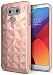 Produktbild LG G6 / G6 Plus Schutzhülle Ringke AIR PRISM 3D Design, ultra chic dünn schlang geometrisches Muster flexible Kompletthülle texturiert schützend TPU Fall geschützt Cover - Rosengold