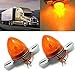 Produktbild Hrph 2pcs 2inch Auto 10 LED Seitliche Markierung Licht Metall Basis Bienenstock Amber Clearance Lampen LKW RV