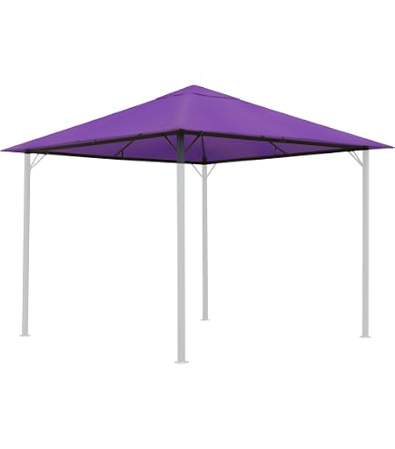 Toit de Remplacement pour Gazebo, Pavillon, Tonnelle Tente 3x3m Toile
