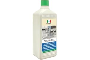 MARBEC GRES BRILL 1LT Detergente specifico per la pulizia del gres porcellanato. Pulisce, disincrosta e rallenta la patina calcarea dovuta all'acqua domestica.