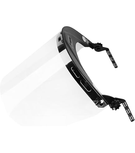 Visiera Casco Sicurezza KASK V2 Plus Visiera Casco - Antiappannamento Antigraffio, Per Plasma E HP, Trasparente Visiera Trasparente En166