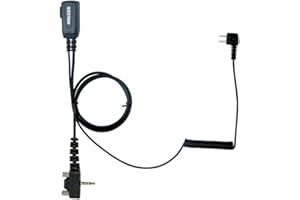 NAUZER PTT-32 / Cable con Micro PTT Compatible Casco PELTOR SPORTTAC Caza (PTT32-Y2-YAESU)