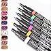 Biutee 16 Colors Nail Art Pen for 3D Nail Art DIY Decoration Nail Polish Pen Paint Pens Polish Painting Drawing UV Gel DIY Design Manicure Tool …