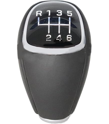 Schaltknauf Für Hyundai Tucson - Leder/Metall Knauf Für 6-Gang Getriebe