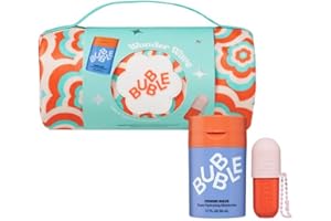 Bubble Skincare Wonder Wave Lips & Face Hydrating Gift Set - Skin Care Set Includes Power Wave Super Hydrating Moisturizer & Tell All Juicy Secret Berry Lip Balm - Travel Case Included (2 Count)