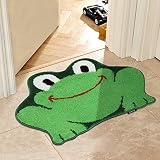 Fußmatte, Cozyswan Frosch Fußabtreter Karikatur Türmatte Doormat Rutschfeste Fußmatte für Kinder 45x65cm - 2