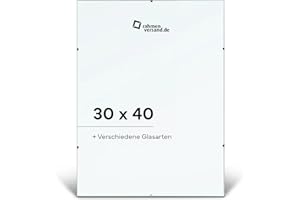 RADEBERGER BILDERRAHMEN PANORAHMA BILDERRAHMEN Rahmenloser Bilderrahmen 30x40 cm/Glasbilderrahmen zum Aufhängen an der Wand/Bilder Rahmen