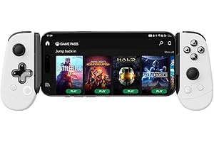 Leadjoy M1C+ Mobile Gaming Controller für iPhone 15-Serie (USB-C)/Android, Telefon-Controller mit Hall-Effekt-Sticks, Remote Play, Xcloud, Play COD, Genshin Impact, Minecraft