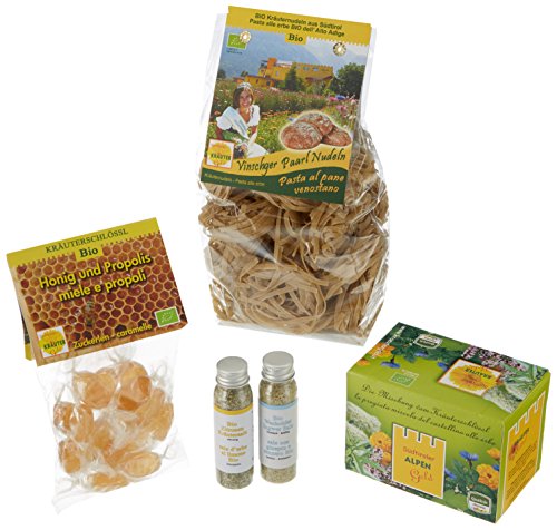 Preisvergleich Produktbild Südtiroler Kräuter Gold BIO Geschenkkiste "Kräuterschlössl", M