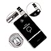 inkint Portable Men's Shaver Reciprocating Single Blade Electric Shaver USB Charging Cordless Razor Novelty Travel Electric Shaver with Storage Bag + Cleaning Brush for Men Face Grooming