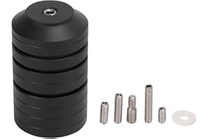 ASTIBYM Archery Bow Stabilizer Weight Kit, Archery Balance Bar Weight Kit, Detachable Aluminum Alloy Counterweight Kit for Recurve Bow and Compound Bow(Black), Shooting and Archery Supplies