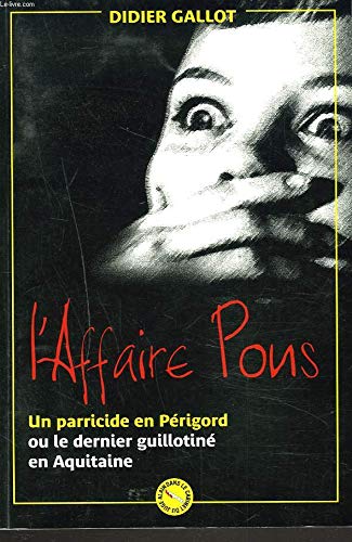 L'affaire Pons L'affaire Pons