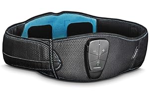 Compex Corebelt 5.0 - ceinture de stimulation pour les abdos et les lombaires avec 9 programmes