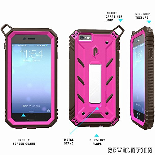 Funda iPhone 6S Plus - Poetic Serie Revoluci n Pesada Doble Capa Funda de Protecci n Hibrida Completa con Protector de Pantalla Incorporado para de Apple iPhone 6S Plus iPhone 6 Plus 2015 Gris Rosa 3 A os Garant a del Fabricante Poetic Funda iPhone 6S Plus - Poetic Serie Revoluci n Pesada Doble Capa Funda de Protecci n Hibrida Completa con Protector de Pantalla Incorporado para de Apple iPhone 6S Plus iPhone 6 Plus 2015 Gris Rosa 3 A os Garant a del Fabricante Poetic