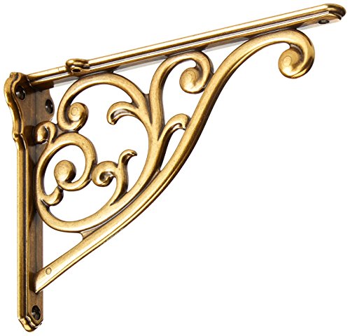 Preisvergleich Produktbild MARELLA Design 42432z200 F0.07 Regalhalterung, Gold-Valenza, Achsabstand 200 mm