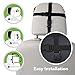 Baby Car Mirror - For Rear Facing Car Seats - Large, Secure Fit Baby Mirror - Easily View Infant In Backseat - Best Newborn Baby Accessory For Travel - Safety Tested + FREE Baby-On-Board Sign