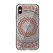 Produktbild iPhone Handy schützen, Hülle Für Apple X 8 Muster Rückseite Mandala Hart Gehärtetes Glas X 8 Plus 8 7 6s (Kompatible Modellen 6s/6)