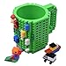 Produktbild Kyonne Build-on Brick Mug, Tazza da Colazione, Idee Regalo per Natale Originali (verde)