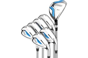 Forgan F200 Stainless Steel Iron Set with Hybrid, Mens Right Hand, Steel Shafts