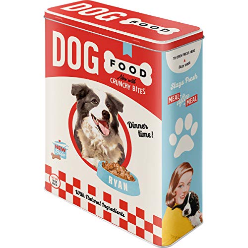 Nostalgic-Art 30325 Animal Club Dog Food, boîte de Conservation XL