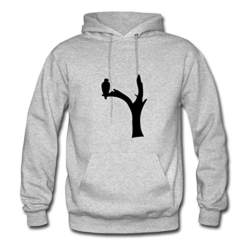 Women Custom Deepheather Small Eagle On Tree Printed Grey By Jameskings